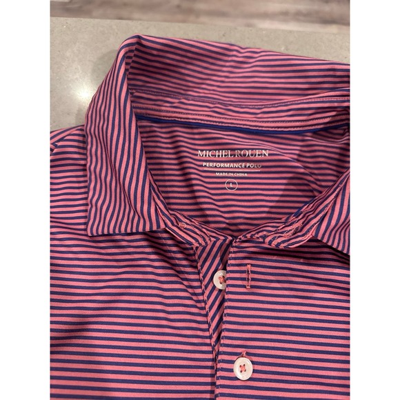 michel rouen golf polo performance size large excellent condition - Picture 4 of 5